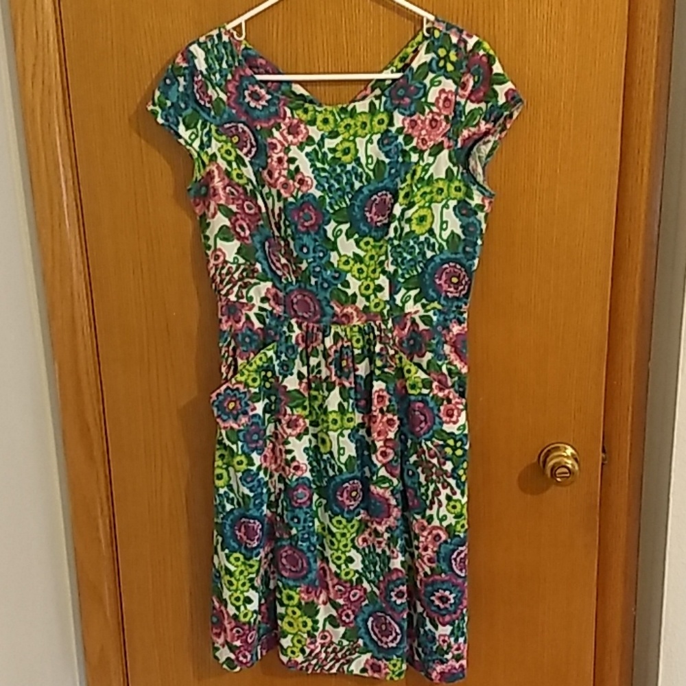 Cotton floral dress
